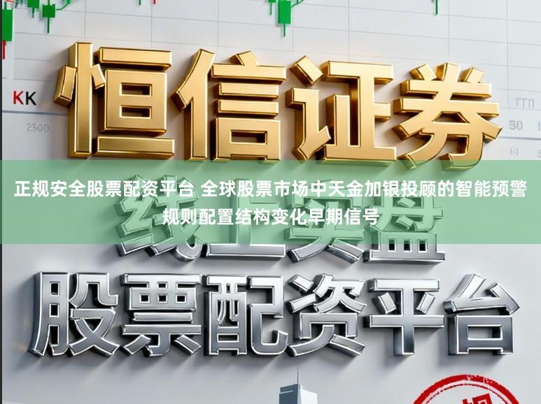 正规安全股票配资平台 全球股票市场中天金加银投顾的智能预警规则配置结构变化早期信号