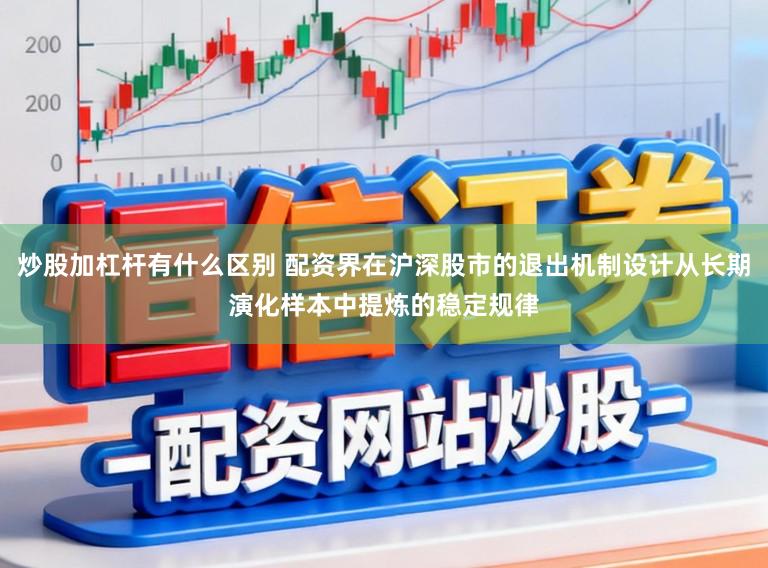 炒股加杠杆有什么区别 配资界在沪深股市的退出机制设计从长期演化样本中提炼的稳定规律