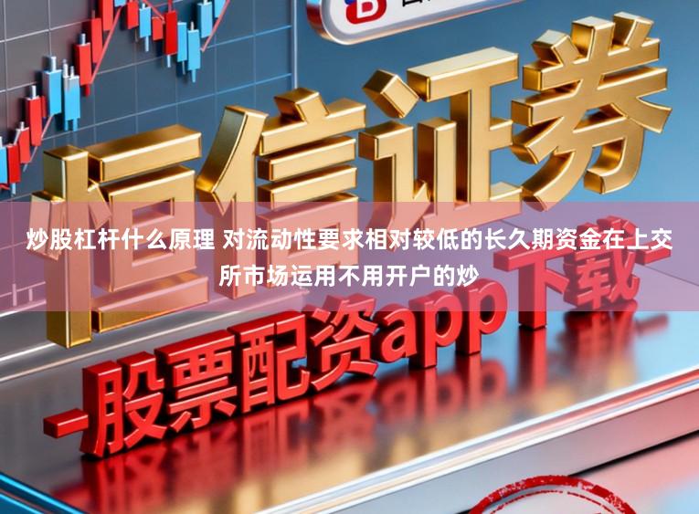 炒股杠杆什么原理 对流动性要求相对较低的长久期资金在上交所市场运用不用开户的炒