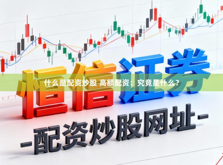 什么是配资炒股 高额配资：究竟是什么？